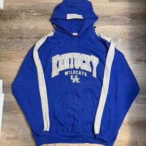 Cadre Athletic Kentucky Wildcats Hoodie Blue Grey XL NCAA College Sweatshirt